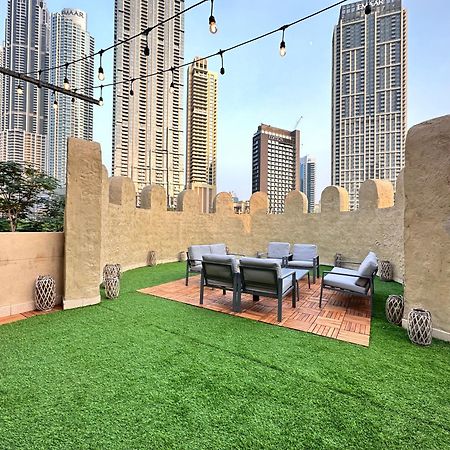 Durrani Homes - Unique Garden Apt At Souk Al Bahar Besides Dubai Mall & Burjkhalifa With Private Jaccuzi Exterior foto